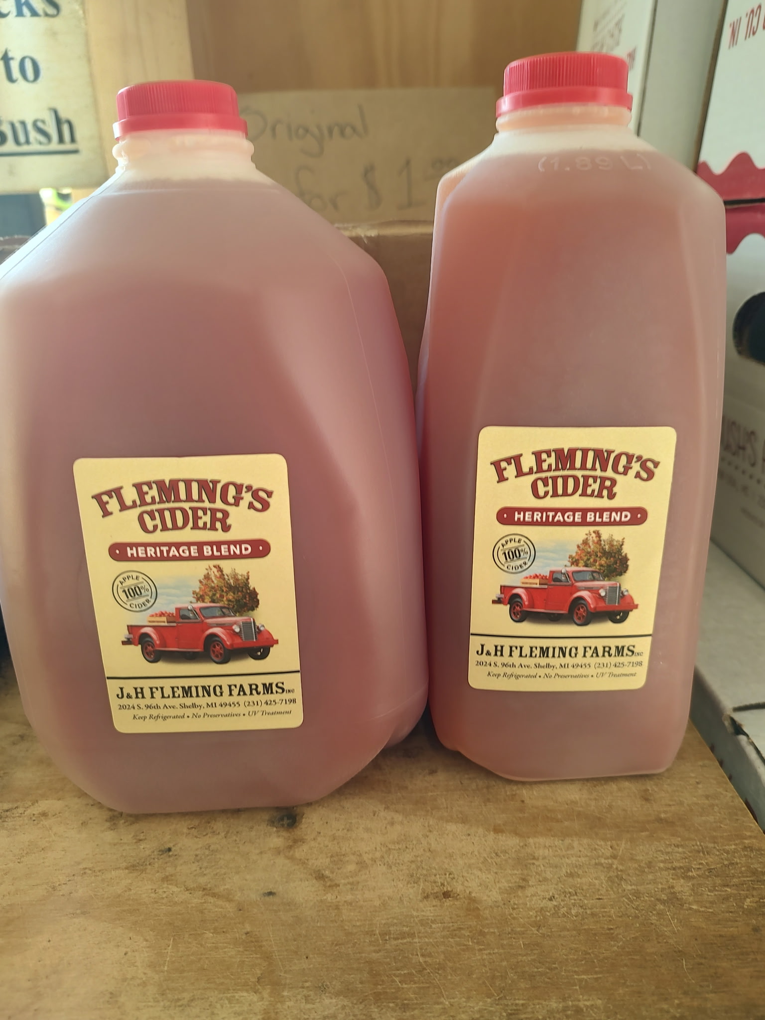 Fleming's Apple Cider at Bush's Farm Market